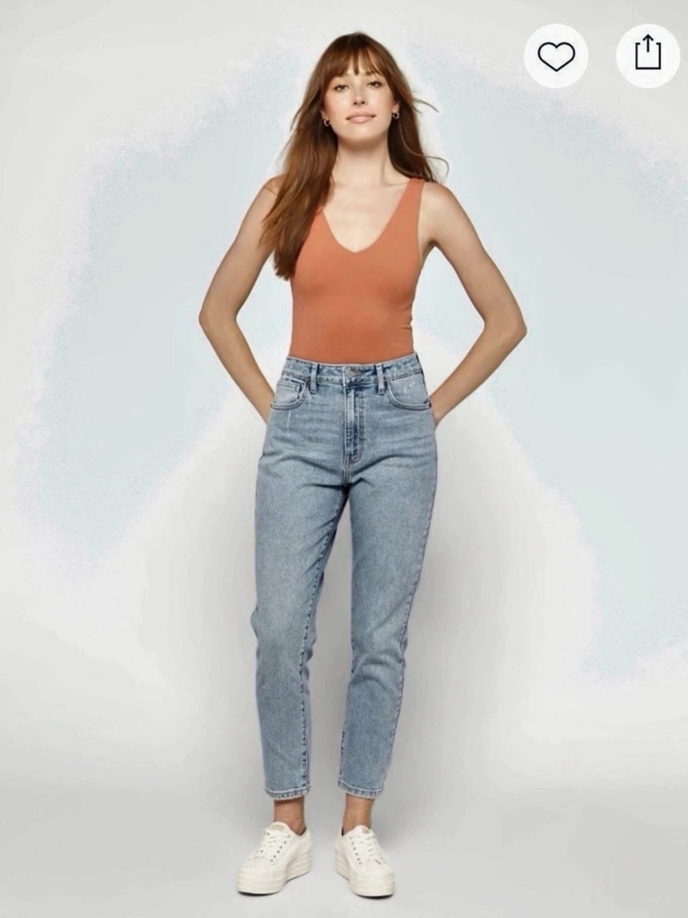 Just USA High Rise Mom Jean Jeans Like New